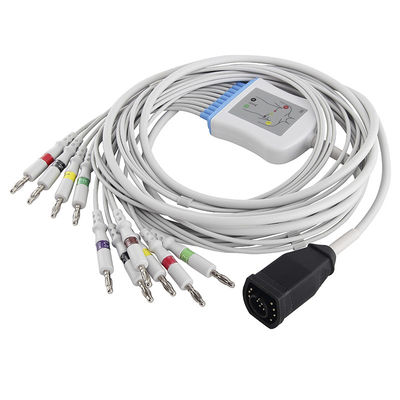 Conector del plátano del IEC 4,0 del cable E/M Series And Leadwires del ECG de Zoll