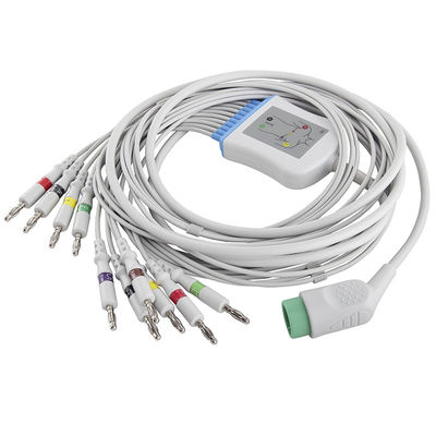 Med-tronic compatible Directo-conecta IEC 4.0Banana del cable y de los Leadwires del ECG