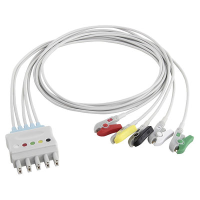 La ventaja de Philips M1625A 989803104521 ECG ata con alambre el IEC del cable de 6 ventajas acorta P.M. 20 IntelliVue MX800