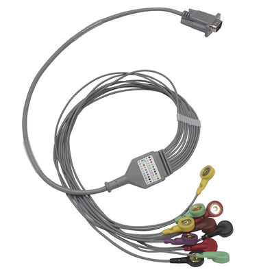 Cable y Leadwires del holter ECG de DIGITAL de los TIEMPOS de CHANGCHUN