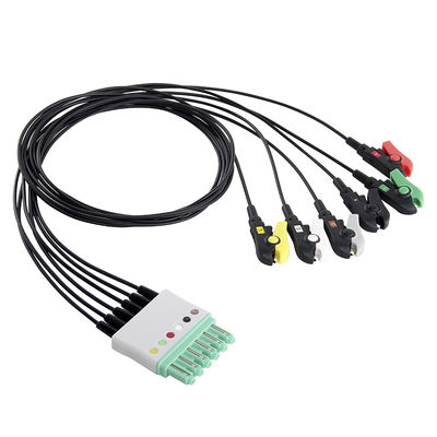 Si-em-ens Drager radio translúcido de cable de rayos X 5 plomo de resonancia magnética ECG de plomo de cable