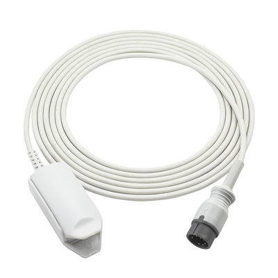 Punta de prueba reutilizable del sensor SpO2 PM-7000C de Zoncare PM-7000D 6 Pin Adult Finger Clip SpO2