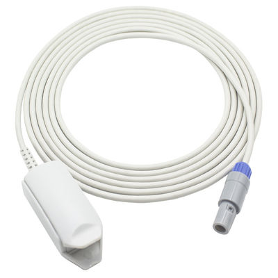 Punta de prueba reutilizable del sensor SpO2 MCF-21L de Adecon DK-8000D DK-8000L 6 Pin Adult Finger Clip SpO2