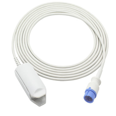 Punta de prueba reutilizable de la tecnología A3 A5 V6 M9000 9 Pin Adult Finger Clip SpO2 de Digitaces de la serie del sensor SpO2 A de Biolight