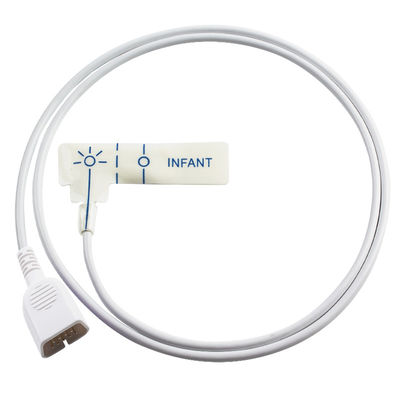 Nihon Kohden TL-252T TL-274T Sensor de SpO2 desechable Bebé espuma blanca Proba de SpO2 desechable