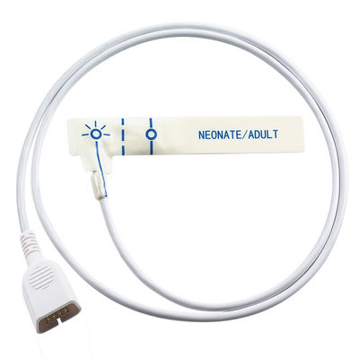 Nihon Kohden TL-252T TL-274T Sensor de SpO2 desechable Bebé espuma blanca Proba de SpO2 desechable