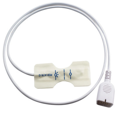 Nihon Kohden TL-252T TL-274T Sensor de SpO2 desechable Bebé espuma blanca Proba de SpO2 desechable