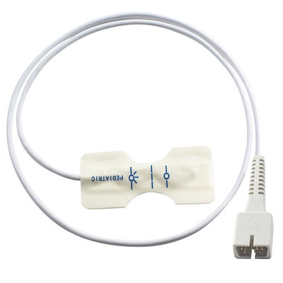 Sensor desechable de SpO2 para niños con tecnología digital espuma blanca para ECG1200G PM50 PM60D