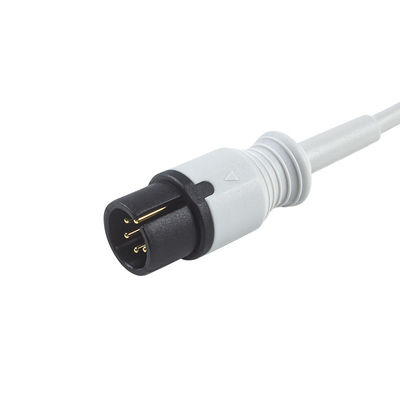 Cable del cable AAMI 6Pin ECG de Mindray 0012-00-1255-01 TPU ECG Trunck