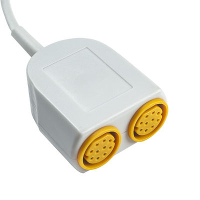 De Siemens Drager 5588095 IBP del adaptador 10 cables dual compatible del convertidor de la extensión del perno del cable a 7 del perno IBP