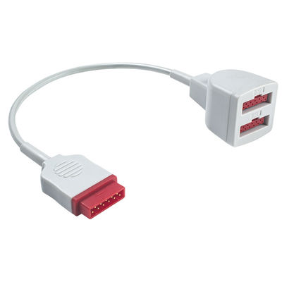 GE Marquette 	Cable de extensión dual del transductor 2103966-001 11pin del cable 2005772-001 del adaptador de IBP