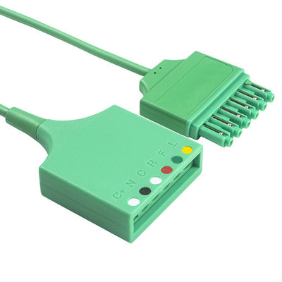 Cable solo Pin Connector del tronco de la extensión de Drager ECG del cable del adaptador del tronco de Siemens Draeger MS16256 6Lead ECG