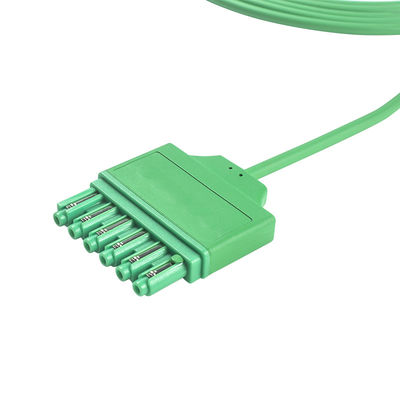 Cable solo Pin Connector del tronco de la extensión de Drager ECG del cable del adaptador del tronco de Siemens Draeger MS16256 6Lead ECG