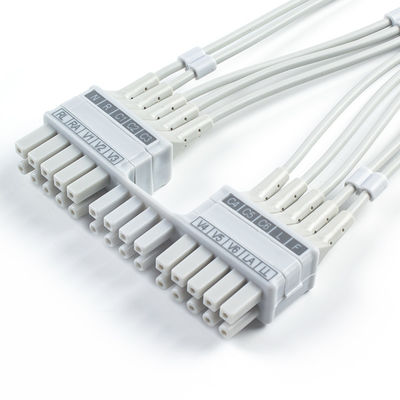Leadwires de Mortara ECG 9293-041-50, 9293-046-60 Leadwires del ECG del plátano del IEC 4,0