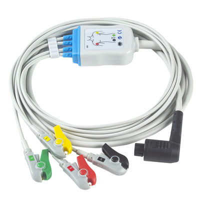 El IEC del miembro del cable de Corpuls 3 ECG y de la ventaja de los Leadwires 4 acorta 11pin el cable del conector ECG