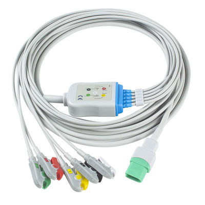 Cable del clip TPU ECG del IEC del cable de Mindray Datascope ECG y de la ventaja de los Leadwires 5