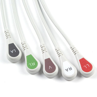 Cable de la ventaja M1975A ECG de los cables y de los Leadwires 12pin 5 de Philips ECG
