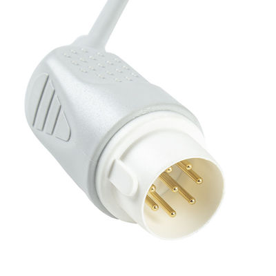 Cable de la broche ECG de los cables y de los Leadwires 3Lead M1735A de Philips 8Pin ECG