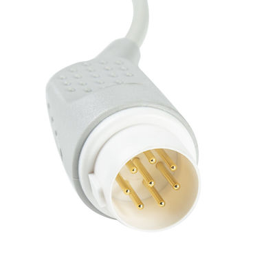 Cable del cable 8Pin 3Lead ECG del tronco de Philips ECG a los Leadwires del dinar