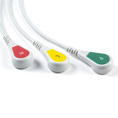 GE Marquette 2021141-002 2001292-001 cables del conector ECG de la broche 11pin del IEC de la ventaja de los cables y de los Leadwires 3 de ECG