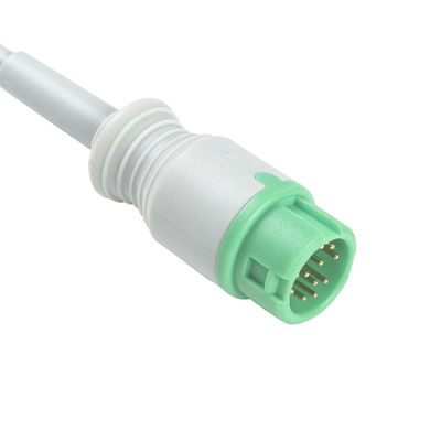 Mindray Datascope 040-000966-00 cables de EA6232A ECG y conectores ECG de los Leadwires 12pin telegrafía la broche del IEC de 3 ventajas