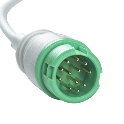 Mindray Datascope 040-000963-00 cables de EA6252B ECG y conectores ECG de los Leadwires 12pin telegrafía la broche del IEC de 5 ventajas