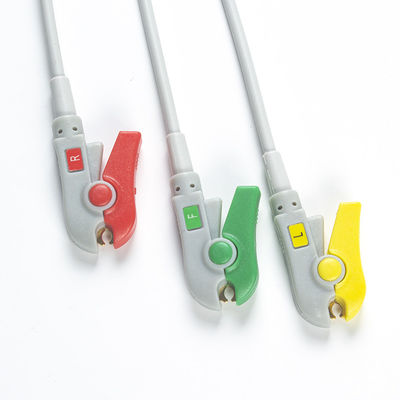 Los nuevos BM3 BM5 ECG cables y Leadwires 12 Pin Connector ECG de Bionet telegrafían el clip del capturador del IEC de 3 ventajas