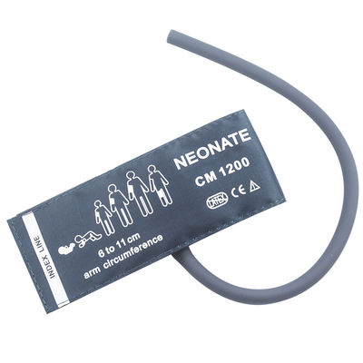 Tubo NIBP del recién nacido de nylon del puño de Contec NIBP el solo abofetea el puño reutilizable del monitor de la presión arterial del puño de los 6-11cm