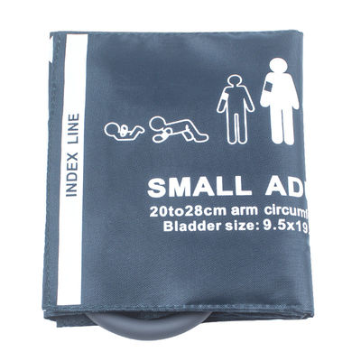 Tubo adulto M4564B NIBP del puño de NIBP el pequeño solo abofetea el puño reutilizable del monitor de la presión arterial del puño de 20.5-28.5 cm
