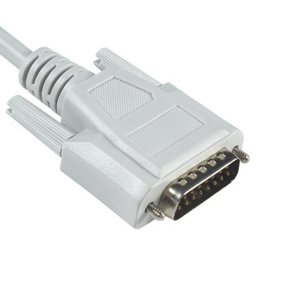 Carewell 1101 1103 IEC del cable y de los Leadwires del ECG del cable DB15Pin del ECG