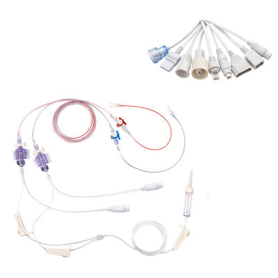 Tipo doble dual transductor disponible del transductor de Mindray IBP de la presión arterial para el cable del adaptador de IBP