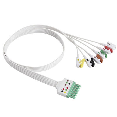 Los Leadwires disponibles de Draeger MP03424 ECG fijaron el infinito M300 M540 del IEC del clip del capturador de 5 ventajas