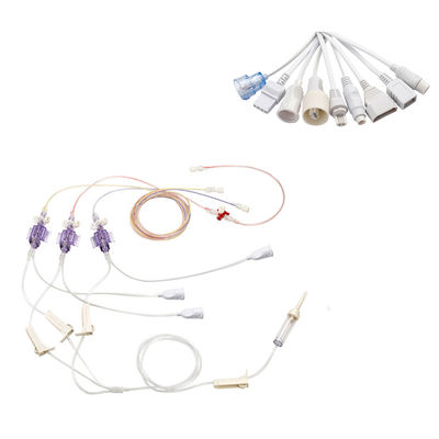 B.D BD Tipo ternario Transductor IBP desechable Transductor de presión arterial invasivo para cable de adaptador IBP