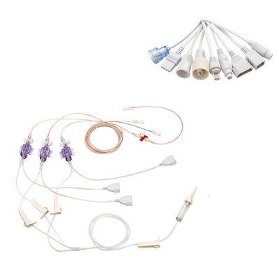 PVB PB Tipo ternario Transductor IBP desechable Transductor de presión arterial para el cable de adaptador IBP