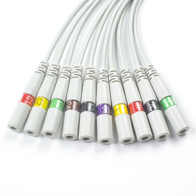 Aguja de plátano para clip Adaptador de ECG Adaptadores de cola de cerdo 3.00MM Conector de electrodo de ECG IEC