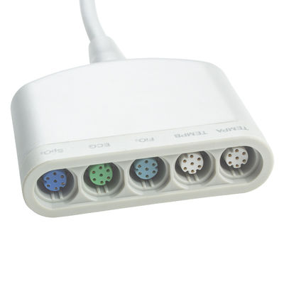 Cable del MED ECG Trunck del recién nacido de Draeger 5590539 del cable de S-iemens SC7000 ECG
