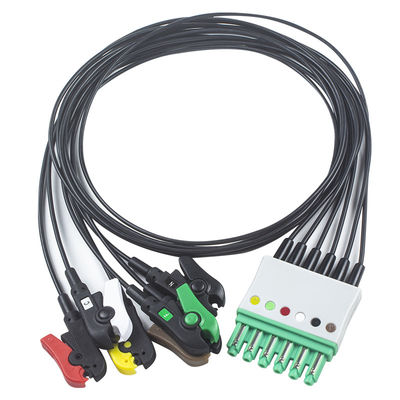 Si-em-ens Drager radio translúcido de cable de rayos X 5 plomo de resonancia magnética ECG de plomo de cable