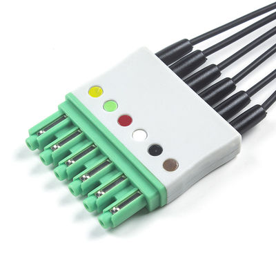 Si-em-ens Drager radio translúcido de cable de rayos X 5 plomo de resonancia magnética ECG de plomo de cable