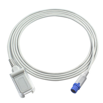 Cable de extensión de Pin To DB9 SpO2 de la punta de prueba 7 del sensor de Drager S-iemens SpO2 los 2.4M TPU