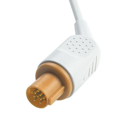 GE Hellige Compatible con conexión directa Reutilizable SpO2 Sensor de 7 pines para adultos SMK SMC SMU SMS SMV SpO2 Probe