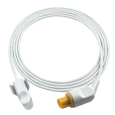 GE Hellige Compatible con conexión directa Reutilizable SpO2 Sensor de 7 pines para adultos SMK SMC SMU SMS SMV SpO2 Probe