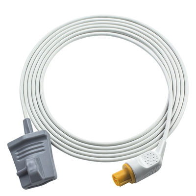 GE Hellige Compatible con conexión directa Reutilizable SpO2 Sensor de 7 pines para adultos SMK SMC SMU SMS SMV SpO2 Probe