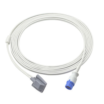 Schiller Truscope SpO2 Sensor Clásico Mini II III Digital 12Pin Adulto Cable de sonda SpO2 de punta blanda