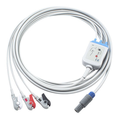 Para cables y alambres de ECG compatibles con S-iemens 7396448 3 Captador de plomo Aha