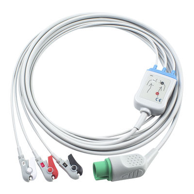 TPU Spacelabs Compatible 3 AHA grabador de cable de plomo