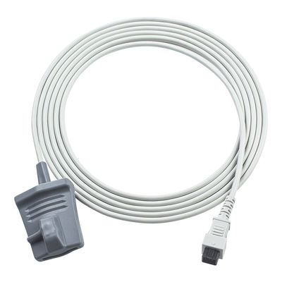 Konica Minolta Sensor de oxímetro de pulso reutilizable Cuadrado 6 pin Pulsox-300 Pulsox-300i 1m corto