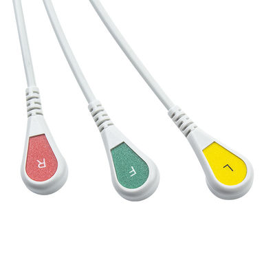 Para cables ECG compatibles con Schiller y cables de plomo Conexión directa 3 conexión de plomo