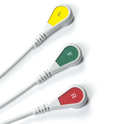 Para cables ECG compatibles con Schiller y cables de plomo Conexión directa 3 conexión de plomo