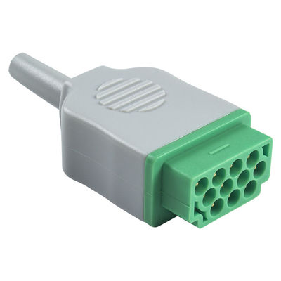 Cable del ECG de la ventaja de GE Healtcare Marquette 10 para el plátano SOLAR 4,0 del IEC del módulo de Eagle Mac Lab PDM de la rociada del Catedral-laboratorio
