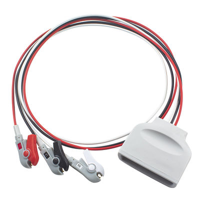 P-hilips MX40 Telemetría ECG Cables de conducción Grabber 3 Lead AHA ECG Cables de conducción 989803171801